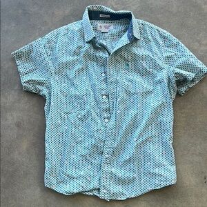 ⭐️5 for $20⭐️Original Penguin Palm Tree Shirt Tropical Lightweight Slim Fit M